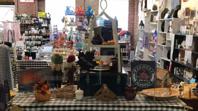 A shop filled with artisan merchandise