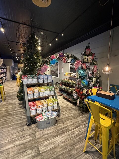 1792 inside Holiday Window Display