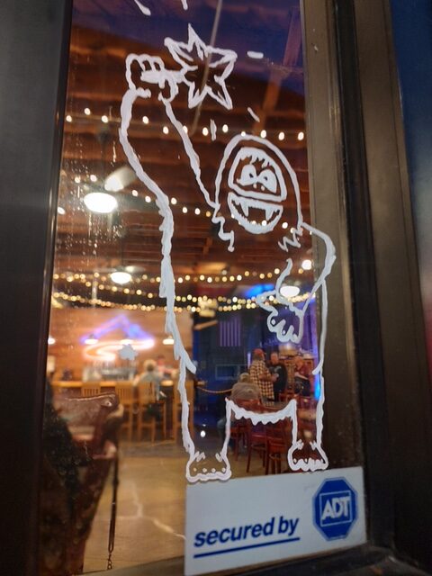 Black Creek Brewery Holiday Window picture